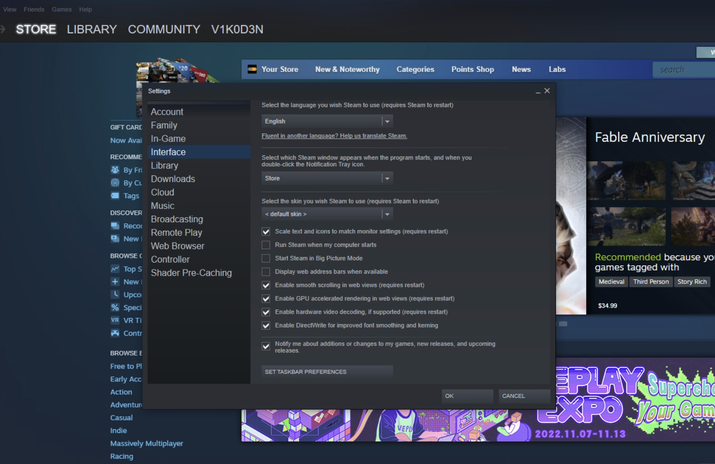 Steam's Big Picture Mode